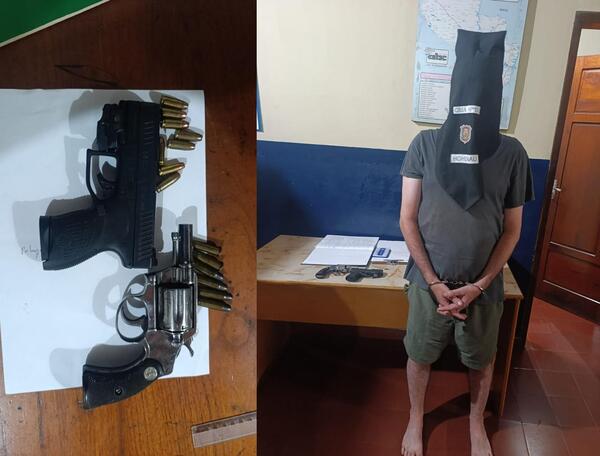 Violencia familiar: detienen a ciudadano alemán tras amenazar a su pareja con armas de fuego en Hohenau