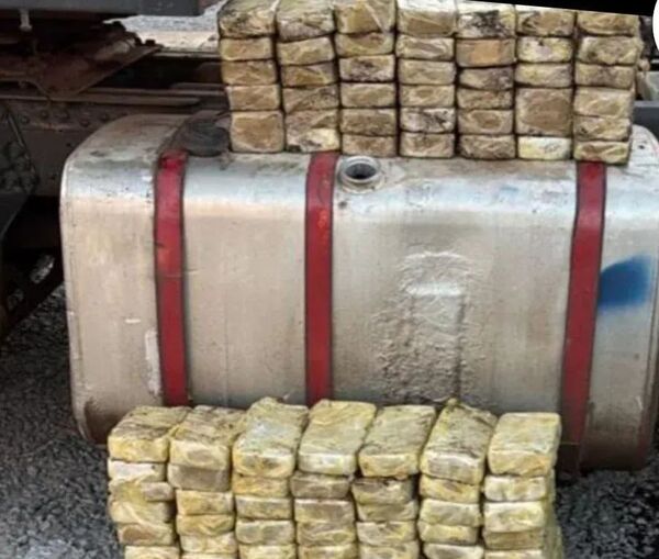Incautan 132 kilos de cocaína a transportista paraguayo en Brasil