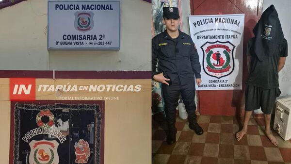 APREHENDEN A JOVEN POR SUPUESTO HURTO EN ENCARNACIÓN