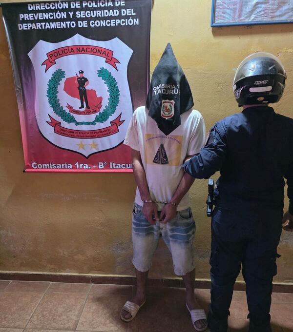 Cae presunto implicado en hurto a comercio y recuperan motocicleta utilizada en el hecho - Concepción al Día