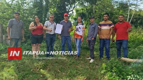 NUEVA ALBORADA DONA TERRENO PARA JUNTA DE SANEAMIENTO DE PUERTO CANTERA