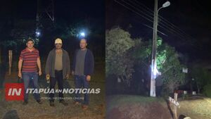 AVANZAN TRABAJOS DE MEJORAMIENTO DE ALUMBRADO PÚBLICO EN NUEVA ALBORADA