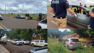 HURTO AGRAVADO Y RECUPERACIÓN DE VEHÍCULO EN ENCARNACIÓN