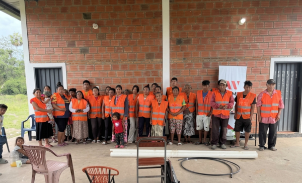 Ruta PY05: capacitación en plomería abre nuevas oportunidades para pobladores de Sawhoyamaxa