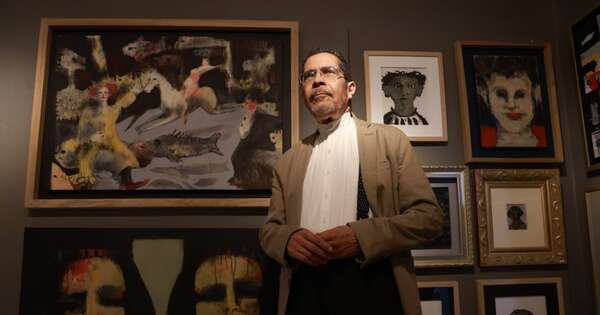 La Nación / “La pintura es mi respuesta lúdica y sensible ante el enigma de la existencia”