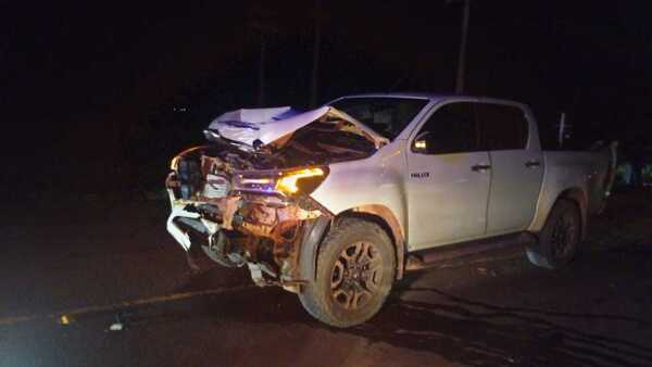 Grave accidente de tránsito entre camioneta y una moto deja tres fallecidos en Curuguaty