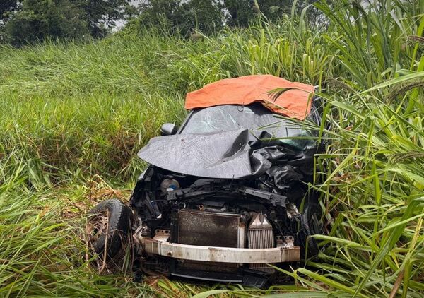 Muere agente fiscal tras choque en la ruta PY02 en Caaguazú