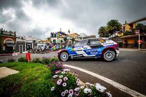 WRC-España: Los paraguayos cruzaron la meta en el Rally Islas Canarias - ABC Motor - ABC Color