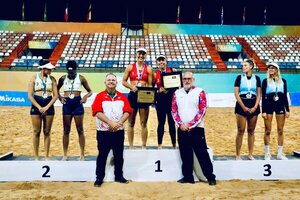 Michelle Valiente y Giuliana Poletti conquistan la medalla de oro en el Circuito Sudamericano