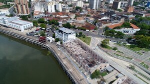 Puertos prevé concluir galpón de eventos a mediados de mayo