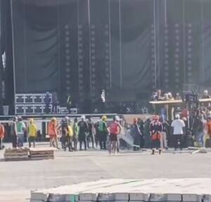Murió un trabajador durante montaje del escenario para concierto de Shakira