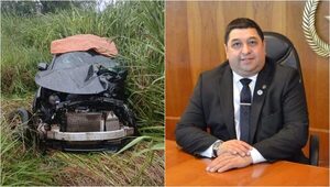 Muere agente fiscal en violento choque en Caaguazú - trece