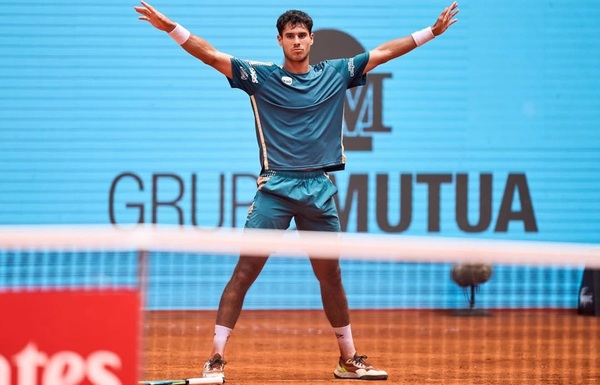 Vallejo hace historia en Madrid y mete al tenis paraguayo en tercera ronda de un Masters 1000 - OviedoPress