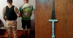 La Nación / Detienen a joven alcoholizado que amenazó con cuchillo a su pareja y a su padre