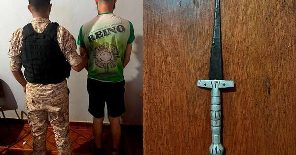 La Nación / Detienen a joven alcoholizado que amenazó con cuchillo a su pareja y a su padre