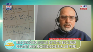 Amenazas de tiroteos en colegios: psiquiatra recomienda medidas de contención y prevención