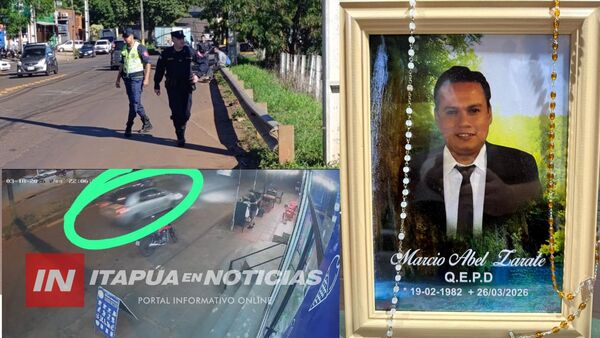 CLAMAN JUSTICIA POR LA MUERTE DE MARCIO ZÁRATE EN ENCARNACIÓN