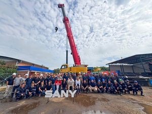 TIMBO entrega la grúa más grande del Paraguay: SANY STC400T para G.A INGENIERÍA - Amigo Camionero