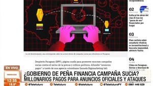 ¿Gobierno de Peña financia campaña sucia?