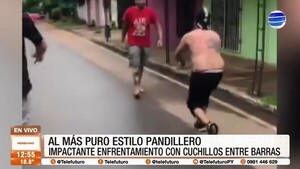 Al más puro estilo pandillero: Violento enfrentamiento entre hinchas