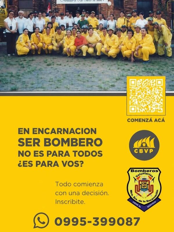 Convocan a nuevos aspirantes a Bomberos Voluntarios para fortalecer el servicio a la comunidad