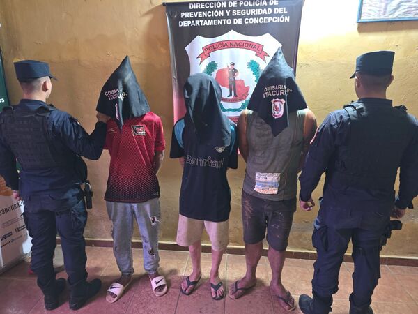 Tres hombres aprehendidos por hurto en cantina del colegio Don Bosco - Concepción al Día