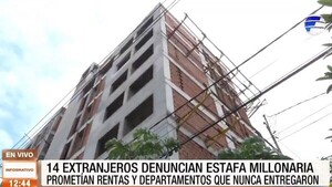 Extranjeros denuncian millonaria estafa inmobiliaria
