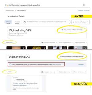 Llamativa desaparición de anuncios tras revelarse “red desinformante” - Política - ABC Color