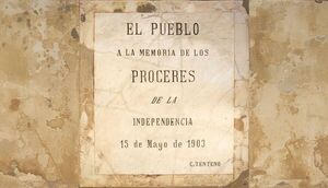 Se restauró una placa histórica dedicada a los próceres en San Estanislao