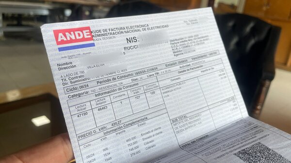 Golpe al bolsillo: Advierten eventual tarifazo de la ANDE