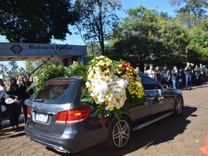 Último adiós a fiscal fallecido en accidente de tránsito