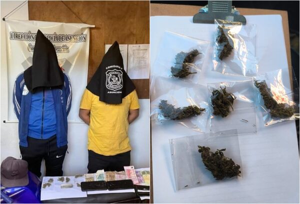 Detienen a jóvenes que hacían "delivery" de drogas en Asunción | Unicanal