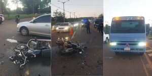 MOTOCICLISTA MURIÓ TRAS CHOCAR CONTRA UN CAMIÓN GRÚA