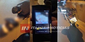 ROCE ENTRE AUTOMÓVIL Y MOTOCICLETA DEJÓ A UN POLICÍA HERIDO EN ENCARNACIÓN