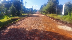 Impulso a la infraestructura vial: Capitán Miranda avanza con más de 6 kilómetros de nuevos empedrados
