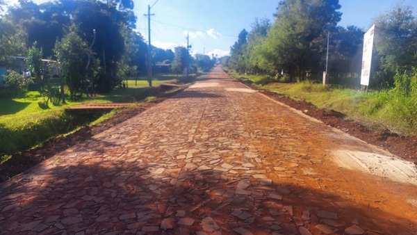 Impulso a la infraestructura vial: Capitán Miranda avanza con más de 6 kilómetros de nuevos empedrados