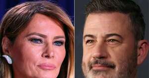 La Nación / Broma “despreciable” de Kimmel sobre eventual viudez molestó a Melania Trump