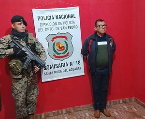 Dirigente campesino Elvio Benítez se entrega por causa de apología del delito