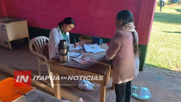CARMEN DEL PARANÁ: JORNADA DE SALUD EN CARAGUATÁ ALCANZA 53 ATENCIONES
