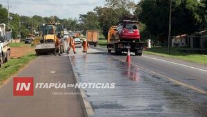 RUTA PY01: CONTINÚAN LOS TRABAJOS DE MEJORAMIENTO Y AMPLIACIÓN