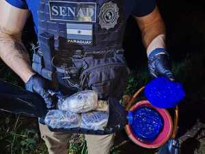 Detectan carga de drogas abandonada tras patrullaje en Concepción