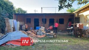 CÉSAR ROJAS IMPULSA OBRAS DE REFACCIÓN EN PUESTO DE SALUD DE MBOI KA’E