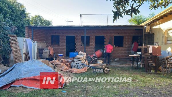 CÉSAR ROJAS IMPULSA OBRAS DE REFACCIÓN EN PUESTO DE SALUD DE MBOI KA’E