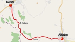 MOPC inicia trabajos preliminares para asfaltado del tramo Caacupé–Piribebuy