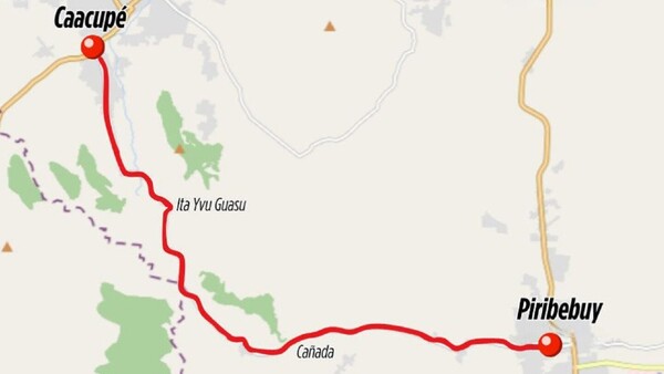 MOPC inicia trabajos preliminares para asfaltado del tramo Caacupé–Piribebuy