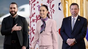 Bukele, Sheinbaum y Chaves encabezan ranking de popularidad