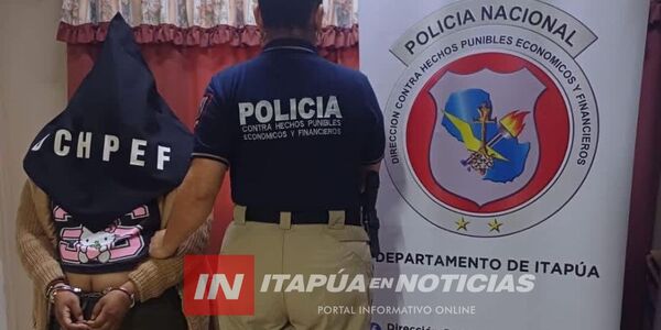 DETIENEN A MUJER INVESTIGADA POR PRESUNTA ESTAFA EN PLENO CENTRO DE ENCARNACIÓN