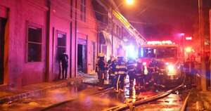 La Nación / Incendio: depósito de Capasa colapsó en su totalidad, pero no se reportaron heridos