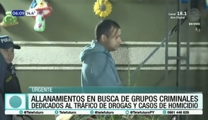 Cae presunto líder del clan Ríos durante siete allanamientos en Cateura