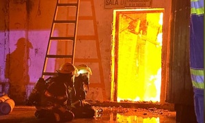 Incendio de gran magnitud en Loma San Jerónimo de Asunción - OviedoPress